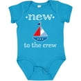 thumbnail image 3 of Inktastic Baby Boy New to the Crew Sailboat Boys or Girls Baby Bodysuit, 3 of 5