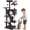 Light Gray, variant on Tree 54" Tall Cats Tower Large Condo Climber Cats Climbing Stand with Top Perches Playhouse and Climbing Ladder Kitty Activity Tree w/ Toys, Navy Blue