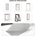 thumbnail image 4 of Window and Screen Repair, Window Screen Adhesive Tape, Fiberglass Fabric Mesh Tape with Water Resistant Adhesive Seal 5cm x 200cm (Gray), 4 of 5