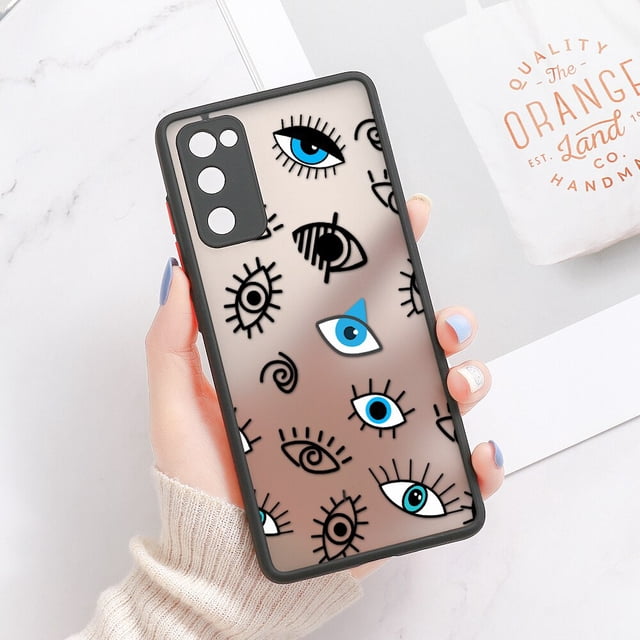 Funda protectora para Samsung S21 Ultra, carcasa dura mate para Galaxy S20 Fe S10 S8 S9 S10e Note 20 Ultra 10 Plus 9 8 Fivean unisex