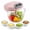 Pink, variant on Manual Pull String Food Chopper, Hand Powered Mini Vegetable Chopper, Portable Garlic Onion Ginger Mincer for Kitchen Camping