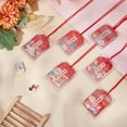 thumbnail image 6 of 6pcs Japanese Omamori Amulets Good Luck Hanging Ornament Red Blessing Lucky Charm with Lucky Stone and Sutra Books Gift for Health Wealth Success Good Fortune Happiness diy, 6 of 6