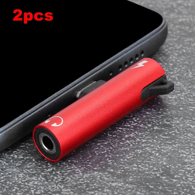 Adaptador de tipo, 2 piezas 2 en 1 Tipo Adaptador de cable de audio Tipo Adaptador de audio Altamente recomendado