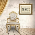 thumbnail image 3 of Gibbs, James 14x12 Gold Ornate Wood Framed with Double Matting Museum Art Print Titled - Building Section and Plan I, 3 of 4