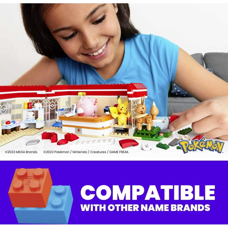 MEGA Pokemon Building Toy Kit Forest Pokemon Center 648 Pieces