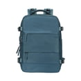 thumbnail image 1 of Mochila de mano/mochila de viaje resistente al agua de 30 litros con bolsillo impermeable para portátil. Azul, 1 of 9