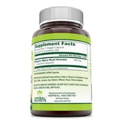 Herbal Secrets Natural Made Maca 950 Mg Per Serving 250 Veggie Capsules Supplement | Non-GMO | Gluten Free | Made in USA