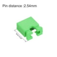 thumbnail image 2 of 50pcs 2.54mm Standard Pin Header Jumper Cap Short Circuit Connection Cap,Mini Micro Jumper Bridge Plug Green, 2 of 5