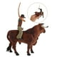 thumbnail image 2 of 1 juego de escultura de vaquero de escritorio, figuritas de vaquero del Salvaje Oeste falsas, modelo de juguetes de granja, juego de figuras de acción de vaquero, 2 of 7