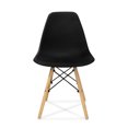thumbnail image 2 of Set de 4 Sillas Modernas Idea Nuova Eames Minimalista color Negro, 2 of 11