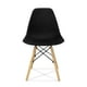 thumbnail image 2 of Set de 4 Sillas Modernas Idea Nuova Eames Minimalista color Negro, 2 of 11