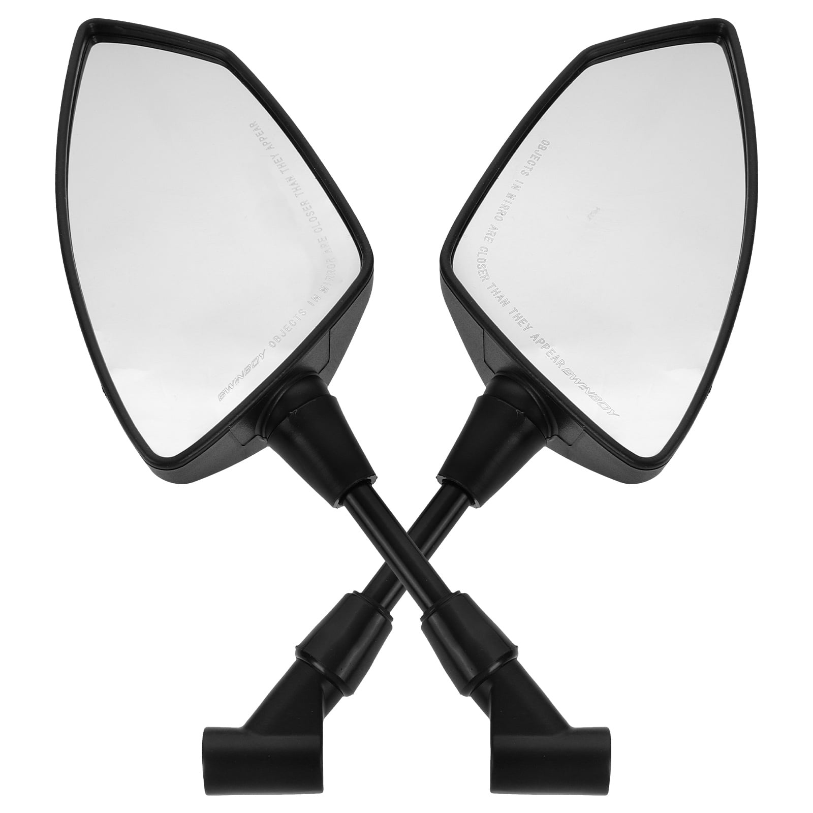 Mutmorningal 1 Set Motorcycle Rearview Mirrors Replacement Handlebar Mirrors Motorcycle Mirrors