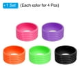 thumbnail image 3 of Uxcell Non Slip Rubber Badminton Racket Racquet Grip Band Fix Ring 5 Colors 20 Pack, 3 of 6