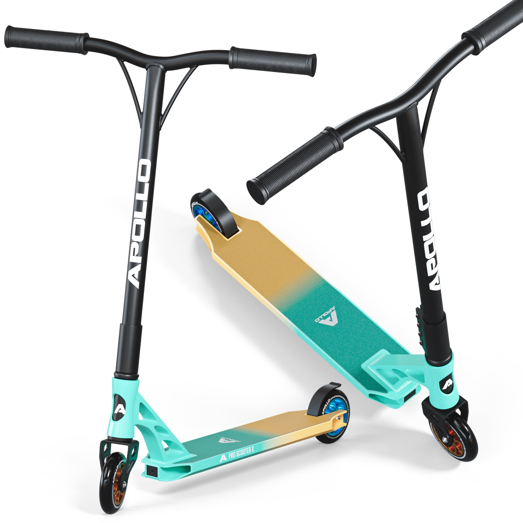 High End Stunt Scooter Cool Pro Scooter for Freestyle APOLLO Genesis X Pro Scooters Tricks & BMX Stunts Kids 10+, Teens, Adults Complete Trick Scooter for Advanced and Professional Riders 