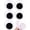 80mm-6pcs, variant on 100 count Wiggle Eyes, 1.2 inch Googly Eyes with self Adhesive Round Plastic for Crafts Making and Party Decorations