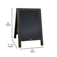 thumbnail image 6 of Flash Furniture Canterbury 30x20" A-Frame Wood Magnetic Chalkboard in Black, 6 of 7