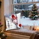 thumbnail image 1 of Herunwer Christmas Snowman Waving Hand Decorative Throw Pillow Covers Pillows Case Square Cushion Cover Cases Pillowcase Sofa Home Decor for Couch Bed Patio Car, 1 of 6