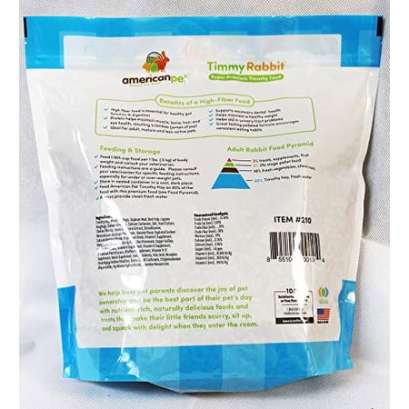 Timmy Rabbit Pellet, 5-Pound, Blue