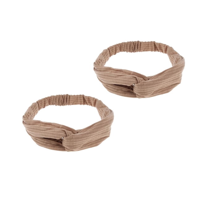 Diadema de ejercicio con Nudo Perfecl Caqui