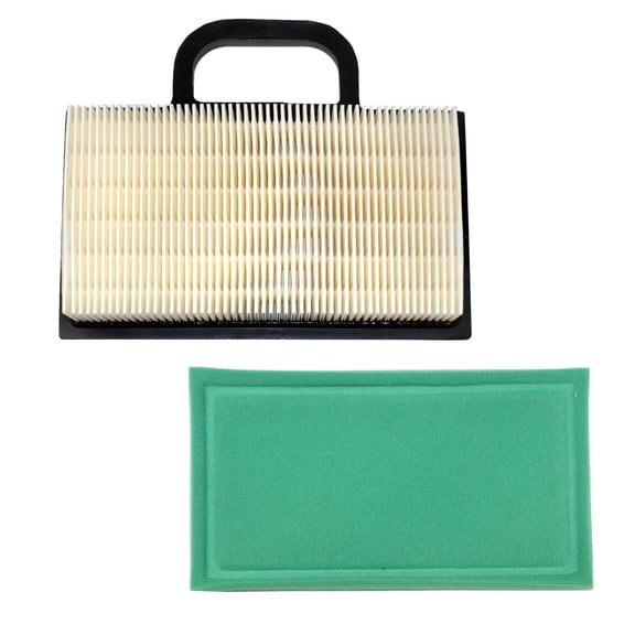 HQRP Air Filter Cartridge w/ Pre-cleaner for Briggs & Stratton 406600, 406677, 406700, 406777, 407500, 407577, 407600, 407700, 407777 Series Intek V-Twin Engines