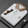 thumbnail image 4 of Men's Summer Crown M Embroidered Polo T-Shirt - Stylish and Comfortable, 4 of 17