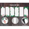 thumbnail image 5 of Inkdotpot Pack of 6 Funny Magnetic Dry Erase List For Fridge, Wipe Clean w/ NoStain, Quick Notes Shopping & Grocery List Whiteboard for Fridge, 8.75" x 3.8"(Tropical), 5 of 6
