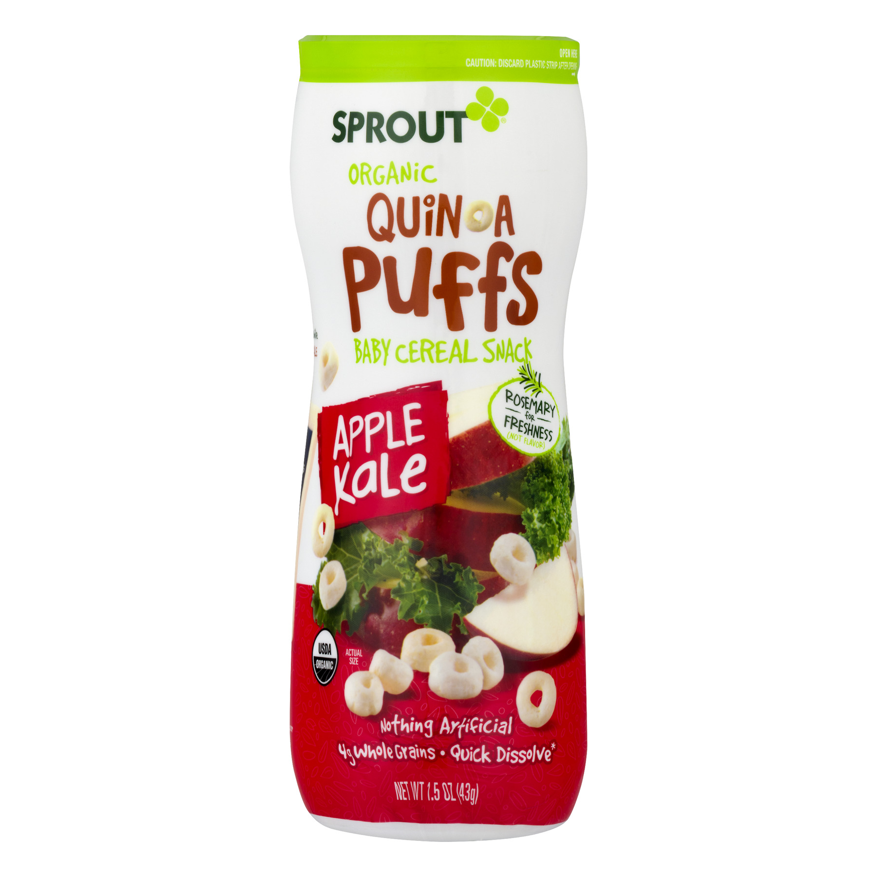 organic quinoa puffs