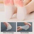 thumbnail image 6 of Luxtrada 2 Pairs 3cm/1.2inch Concealed Footbed Enhancers Invisible Height Increase Silicone Insoles Pads Heel Cup Insoles for women men, 6 of 10