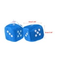 thumbnail image 5 of 1 Pair Fuzzy Dice Dots Rear View Mirror Hanger Decoration Car Styling Accessorie, 5 of 13