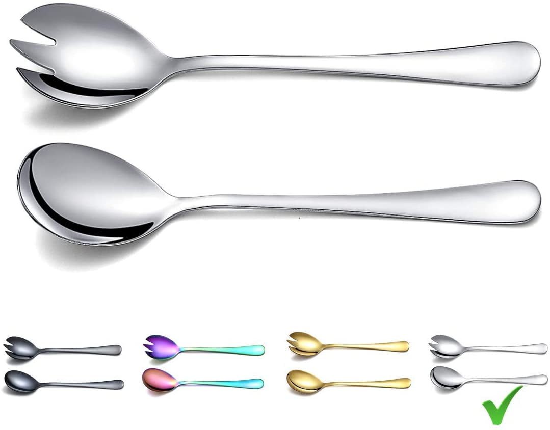 ReaNea Salad Server Set Stainless Steel Salad Serving Set, Salad