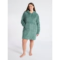 thumbnail image 2 of Joyspun Women's Oversized Hooded Plush Lounger, Size XS-3X, 2 of 6