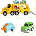 thumbnail image 2 of Truck Toys Kids Toys Car for Boys 4 in 1 Carrier Vehicle Transport Toys Birthday Party Boy Gifts for Kids, 2 of 7