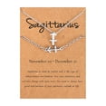 thumbnail image 1 of WREESH Twelve Constellation Necklace Bracelet Set Constellation Card Necklace, 1 of 1