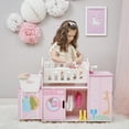 thumbnail image 5 of Olivia's Little World Amanda 6-in-1 Doll Nursery Station with Cradle, High Chair, Sink & Washer, 5 of 9
