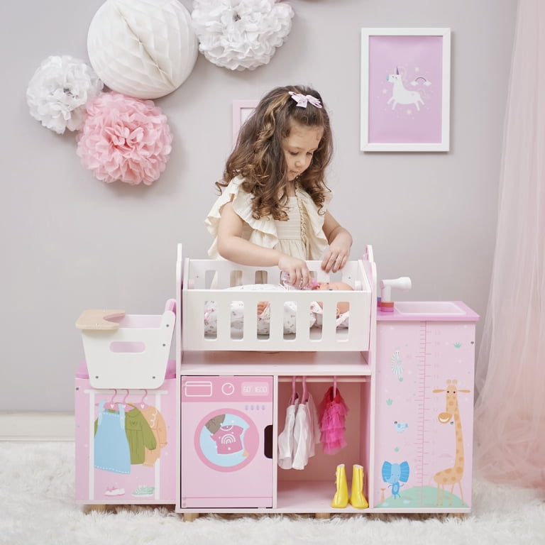 Teamson Kids Olivia's Little World Amanda Doll Nursery 6-in-1