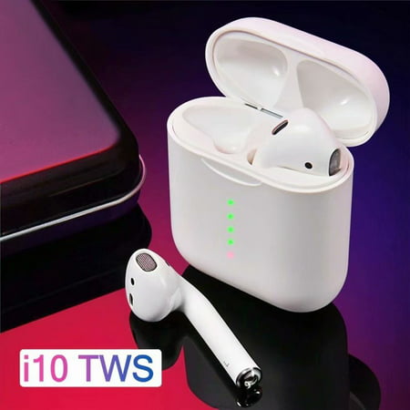 VicTsing I10 TWS Twins Wireless Bluetooth 5.0 Earbuds Touch Control Noise Cancelling Headphone for Sport Music Earphones Mini Headset with 400mah Charging