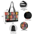thumbnail image 2 of FORMRS Canvas Laptop Tote Bag for Women with 15.6" Computer Compartments Shoulder Handbag, Beige Jar, 2 of 7