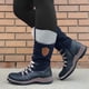 thumbnail image 4 of NECHOLOGY Botas Mujer Adulto Femenino Zapatos Botines mujer Botas de invierno para exteriores de , botas de media duración, botas para mujer, botas térmicas de nieve para mujer (Blue, 7), 4 of 5