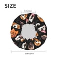 thumbnail image 4 of Kdxio Different Breeds Of Dogs Print Shower Cap for Women,Elastic and Reusable,Double Waterproof Layers Bathing Hat, 4 of 6