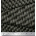 thumbnail image 3 of Soimoi Black Heavy Satin Fabric Brush Stroke & Dots Abstract Print Fabric by Yard 54 Inch Wide, 3 of 3