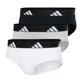 thumbnail image 1 of adidas Calzoncillos hombre, pack de 3 - Calzoncillos, Active Flex Cotton, logo, color sólido Negro/Blanco/Gris XL (X-Large), 1 of 7