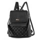 thumbnail image 4 of Mochila de mujer de piel suave retro de gran capacidad, bolso de hombro multiusos, mochila informal para mujer, 4 of 6