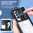thumbnail image 3 of Compatible with Samsung Z Fold 4 Case with Built-in Screen Protector, Soft TPU Bumper Case for Samsung Galaxy Z Fold 4 Clear Phone Case Shockproof Anti-Scratch Transparent Cases (Black), 3 of 6