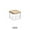 B #2, variant on BAMBOOS Lid Grain Storage Container | 5-Piece Plastic Sealed Jar Set | Transparent Food Pantry Organizer for Rice, Beans & Dry Goods | Airtight Kitchen Canisters