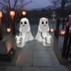 thumbnail image 1 of 2 piezas de decoraciones de estatuas de perro fantasma de Halloween, fantasma que camina con su perro fantasma, estatuas divertidas de perro fantasma de Halloween, 1 of 5