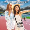 thumbnail image 2 of Bolsa transparente transparente Busiuw para eventos en estadios, minibolso transparente, 2 of 6