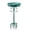 Blue#004, variant on Bird Bath Outdoor Garden Decor with Curved Iron Stand, Wide Shallow Basin for Bird Feeding and Bathing, Ideal for Lawns Patios Backyard Cottages