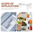 thumbnail image 4 of FOMIYES Transparent Stackable Refrigerator Shelf Divider Adjustable Organizer Rack for Home Kitchen Storage, 4 of 7