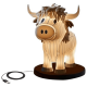 thumbnail image 1 of Lámpara de mesa con forma de vaca, luz de noche con forma de vaca, lámpara de mesita de noche con forma de vaca, USB, pequeña, para el hogar, la oficina, el dormitorio y la sala de estar, 1 of 7
