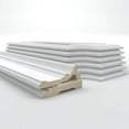 thumbnail image 4 of Ekena millwork 94 1/2"L (Adjustable 40"H to 44"H) Ashford Scalloped Panel Traditional Wainscot Paneling Kit, 4 of 10